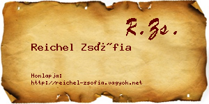 Reichel Zsófia névjegykártya